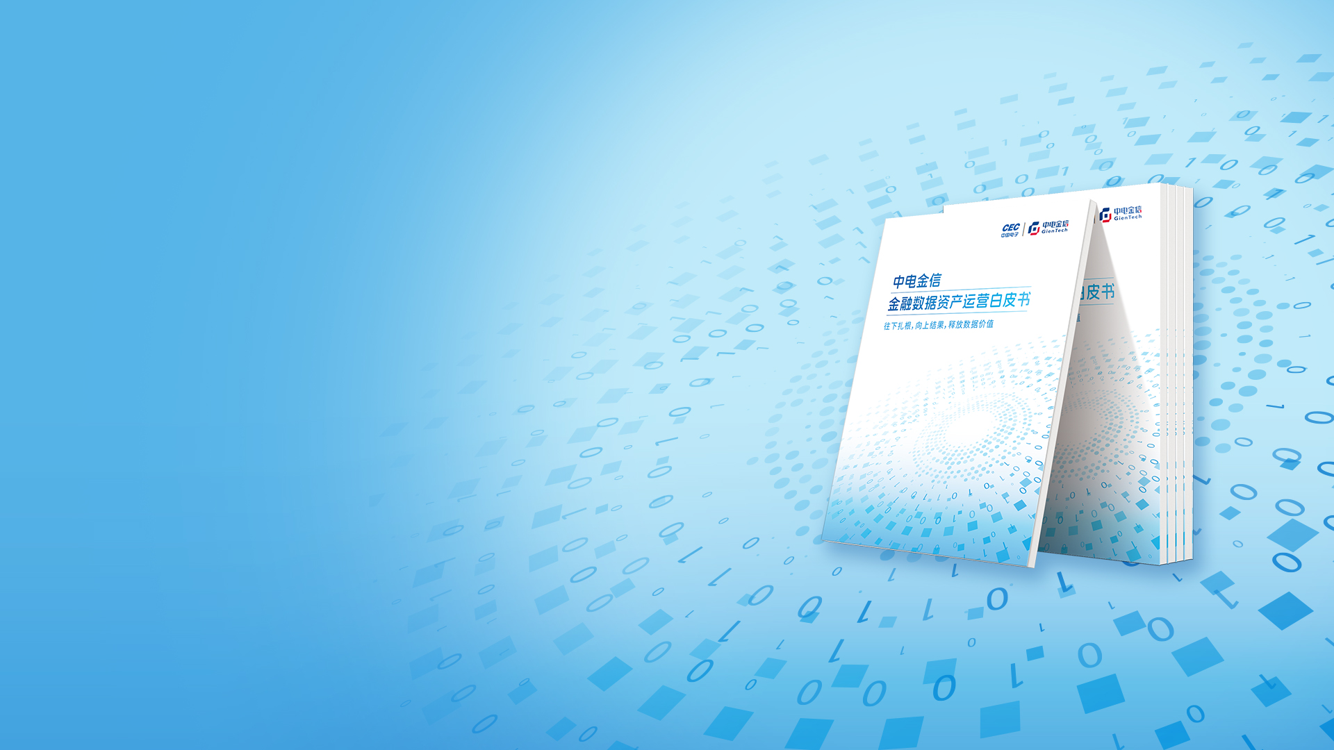 往下扎根,向上结果,释放数据价值
中电金信金融数据资产运营白皮书